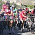 Einige Fahrer mussten vom Rad steigen in der Wand von Montelupone während der 3. Etappe von Tirreno-Adriatico 2008